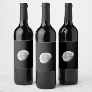 ÉTIQUETTE POUR BOUTEILLES DE VIN LUNE