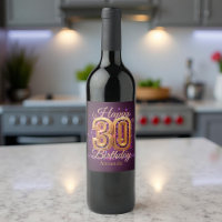 Luxueux Elegant Purple and Gold 30e anniversaire