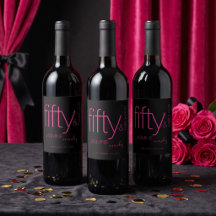 Luxueux Rose Noir Cinquante ans et Fabulux Anniver