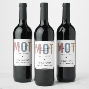 Étiquette Pour Bouteilles De Vin Maîtrise sur mesure de MdT en ergothérapie