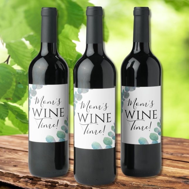 Étiquette Pour Bouteilles De Vin Maman's (Créateur téléchargé)
