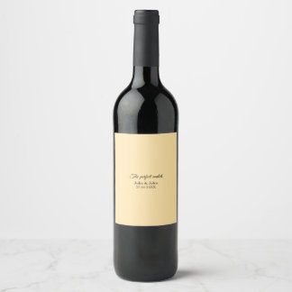 Étiquette Pour Bouteilles De Vin Mariage assorti parfait Boîte d'allumettes – Éditi
