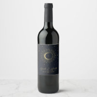 Mariage Clair de Lune Doré Nuit Sombre Auréole Cél
