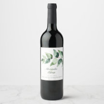 Mariage Eucalyptus Aquarelle | Blanc