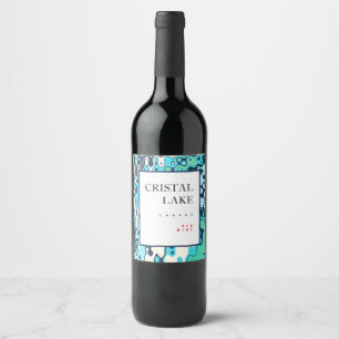 Étiquette Pour Bouteilles De Vin Matin d'hiver