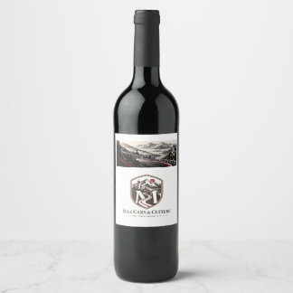 Étiquette Pour Bouteilles De Vin Max Travel Abroad Road Trip Alpin