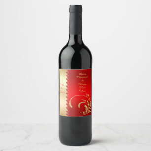 Étiquette Pour Bouteilles De Vin MC et Étiquette de bouteilles HNY