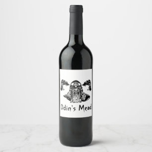 Étiquette Pour Bouteilles De Vin Mead d'Odin