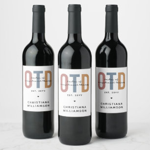 Étiquette Pour Bouteilles De Vin Médecin de l'ergothérapie sur mesure
