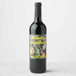 Étiquette Pour Bouteilles De Vin Merci d'ananas Maui Hawaii