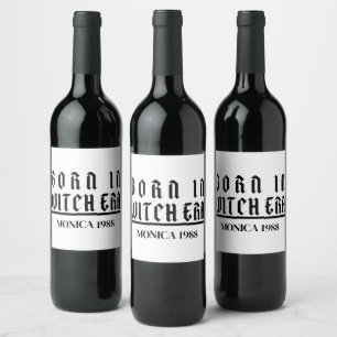 Étiquette Pour Bouteilles De Vin Mikitiez ère sorcière halloween éffrayant hocus po