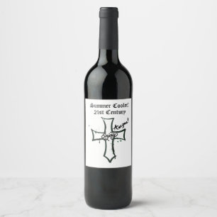 Étiquette Pour Bouteilles De Vin Mikitiez meow été fêter plage