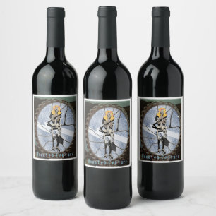Étiquette Pour Bouteilles De Vin Mikitiez vintage halloween vibes éffrayantes citro