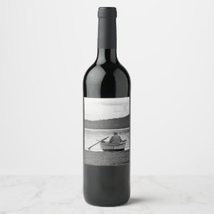 Étiquette Pour Bouteilles De Vin Mode de vie cool photo culturelle du pêcheur égéen