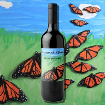 Monarch Vin Papillon Folk Art