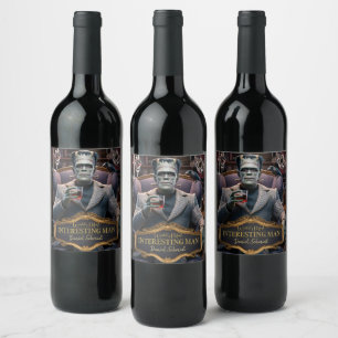 Étiquette Pour Bouteilles De Vin "Monde le plus intéressant homme, personnalisé