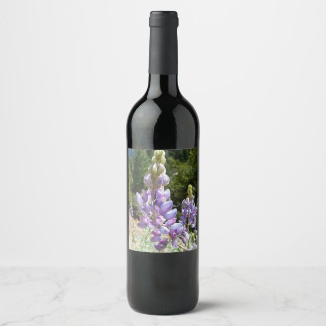 Étiquette Pour Bouteilles De Vin Mont Lupins (Devant)