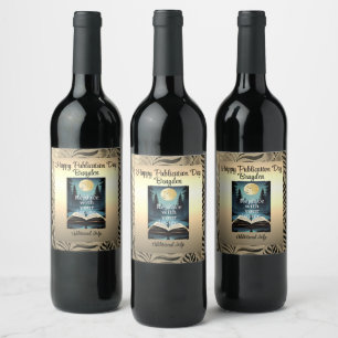 Étiquette Pour Bouteilles De Vin Motif Gold Leaf