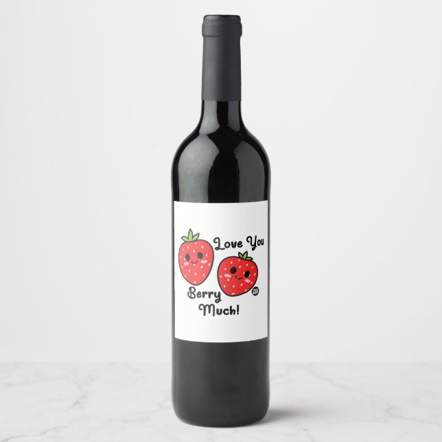 Étiquette Pour Bouteilles De Vin mûre (Devant)