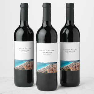 Étiquette Pour Bouteilles De Vin Nice Mariage France
