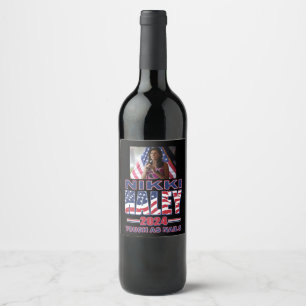 Étiquette Pour Bouteilles De Vin Nikki Haley, président
