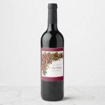 Noël Élégant Bourgogne Or Manger Boire Se Réjouir