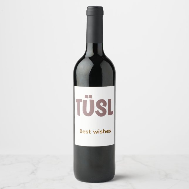 Étiquette Pour Bouteilles De Vin Nom (Devant)