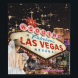 Étiquette Pour Bouteilles De Vin Nous nous sommes mariés à Las Vegas<br><div class="desc">On s'est marié à Las Vegas Personnalisé au dos des noms de l'ornement et dater la mariée et le marié étaient mariés! Ornement de conservation exclusif et élégant</div>