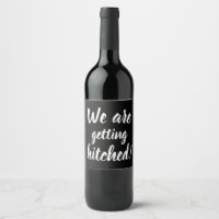 Nous Sommes Hachés Drôle Étiquette Vin