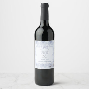 Étiquette Pour Bouteilles De Vin Nouveau au Club Boy Blue Fête de Naissance de Golf