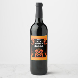 Étiquette Pour Bouteilles De Vin Nouveau Hip Get Well