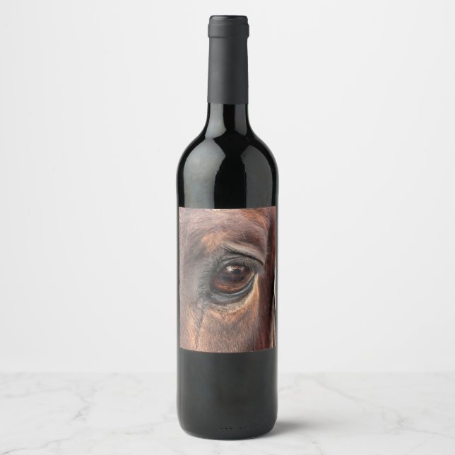 Étiquette Pour Bouteilles De Vin Oeil âle (Devant)