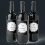 Étiquette Pour Bouteilles De Vin Onyx Black Velvet | Chalkboard Grunge Vintage<br><div class="desc">Personnalisez et faites une déclaration audacieuse avec ce motif coloré et dites qui vous êtes de manière spectaculaire. Ce motif a été méticuleusement conçu avec des vêtements colorés, des chaussures, des sacs à main, des jupes, des vestes, des chemises, des fleurs, de la verdure, des sprigs et est prêt pour...</div>