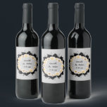 Étiquette Pour Bouteilles De Vin Onyx Black Velvet | Chalkboard Grunge Vintage<br><div class="desc">Personnalisez et faites une déclaration audacieuse avec ce motif coloré et dites qui vous êtes de manière spectaculaire. Ce motif a été méticuleusement conçu avec des vêtements colorés, des chaussures, des sacs à main, des jupes, des vestes, des chemises, des fleurs, de la verdure, des sprigs et est prêt pour...</div>