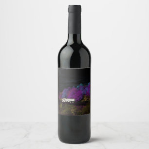 Étiquette Pour Bouteilles De Vin oscar quitte la fête