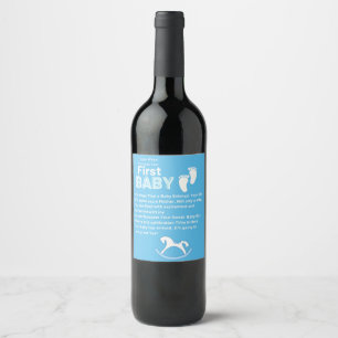 Étiquette Pour Bouteilles De Vin Ouverture Avec Nouveau Étiquette Vin Baby Boy