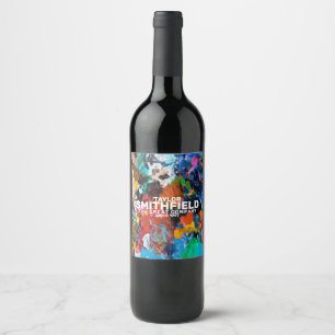 Étiquette Pour Bouteilles De Vin Paint