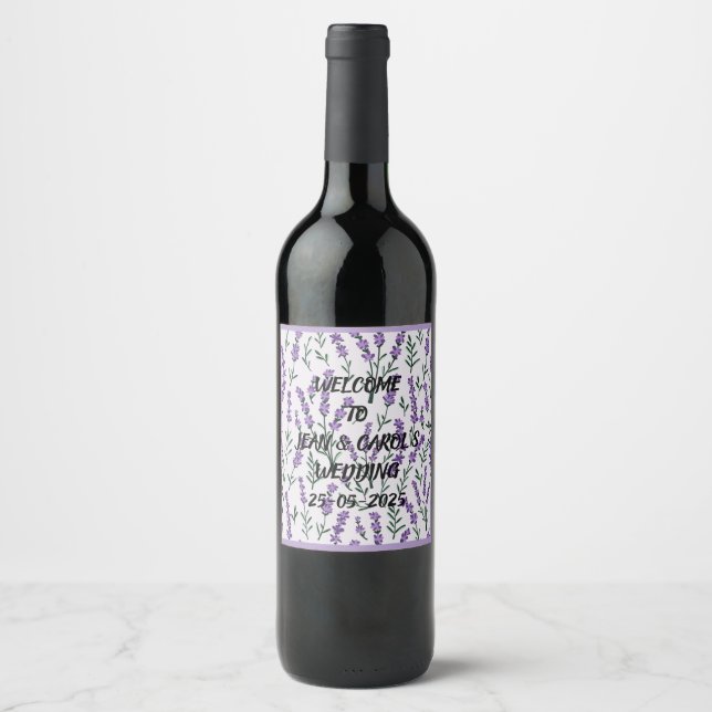 ÉTIQUETTE POUR BOUTEILLES DE VIN PAPIER DE SOIE (Devant)