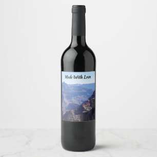 Étiquette Pour Bouteilles De Vin Parc national du Grand Canyon, bord sud