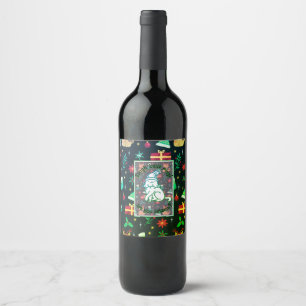 Étiquette Pour Bouteilles De Vin Pays des Moustaches