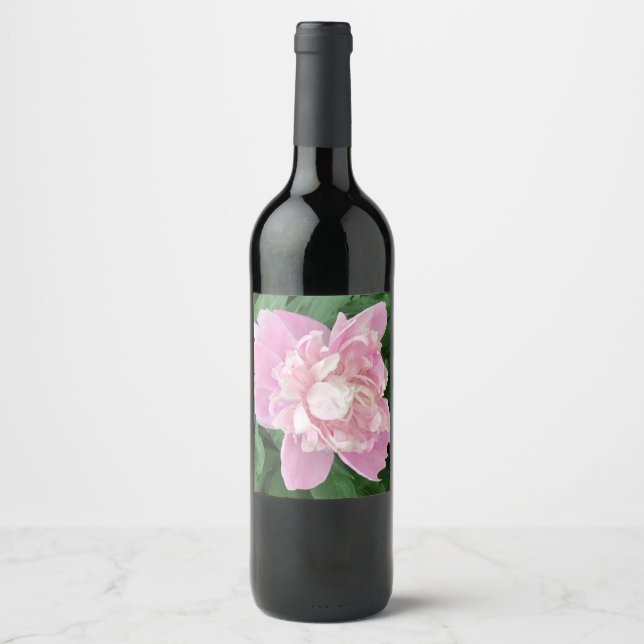 Étiquette Pour Bouteilles De Vin Peony (Devant)