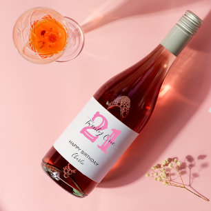 Étiquette Pour Bouteilles De Vin Personnalisé 10e 21e 30e 40e 50e 60 Anniversaire