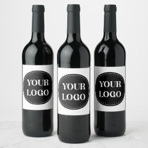 Étiquette Pour Bouteilles De Vin Personnalisé, élégant, moderne et minimal
