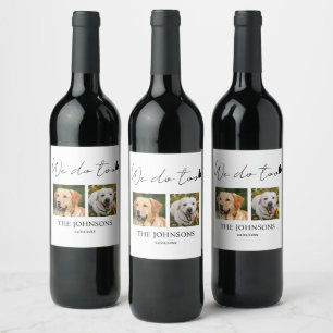 Étiquette Pour Bouteilles De Vin Personnalisé nous faisons trop mariage