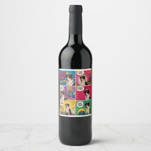 Étiquette Pour Bouteilles De Vin Petit roi grande paix drôle étiquette de bouteille