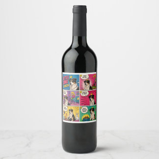 Étiquette Pour Bouteilles De Vin Petit roi grande paix drôle étiquette de bouteille