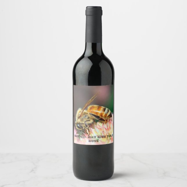 ÉTIQUETTE POUR BOUTEILLES DE VIN PEUT VOUS DONNER UNE EFFERVESCENCE (Devant)