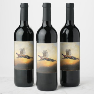 Étiquette Pour Bouteilles De Vin Pheasant
