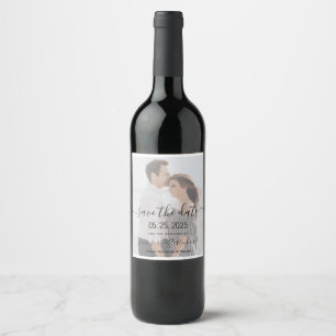 Étiquette Pour Bouteilles De Vin Photo de mise en garde pour mariage