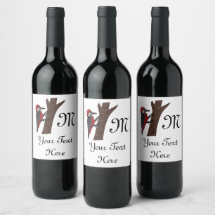 Étiquette Pour Bouteilles De Vin Pic de Crimson